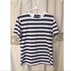 Topman slate blue and white shirt, size US Large